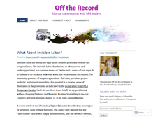 Tablet Screenshot of offtherecord.archivists.org