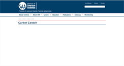 Desktop Screenshot of careers.archivists.org